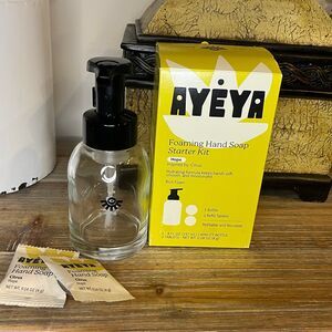 Ayéya Foaming Hand Soap Starter Kit In The "Hope" Scent Inspired By Citrus